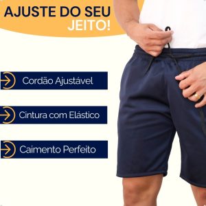 Kit 2 Bermuda Masculina KS Short Helanca Esporte Academia Treino