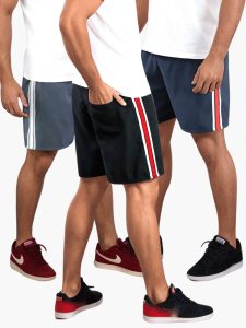 Kit 3 Short Esporte Masculino KS Bermuda Popular Tactel Casual Dia a Dia