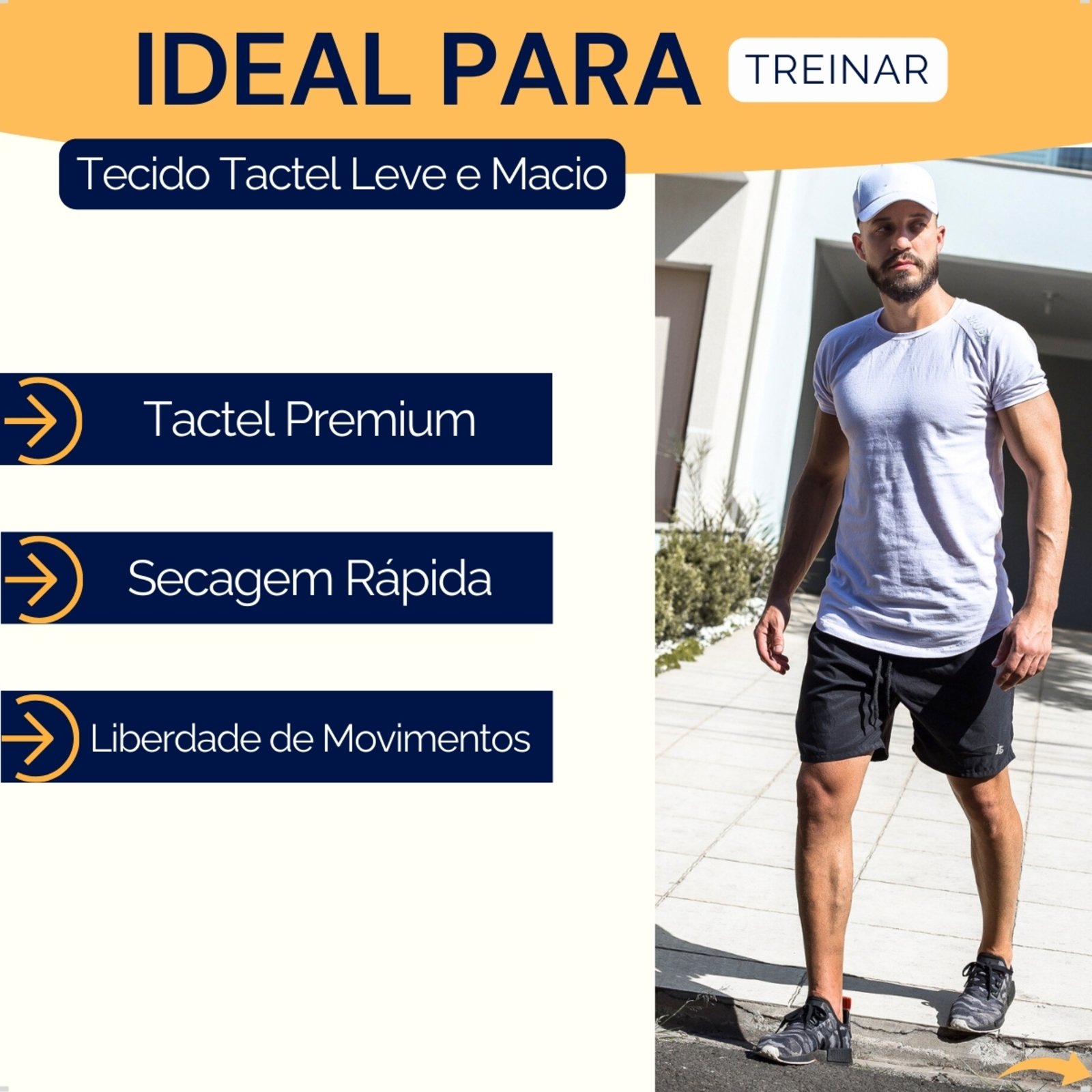 Kit 3 Short Masculino TreinoAcademia Bermuda Curta Tactel Premium Praia Corrida
