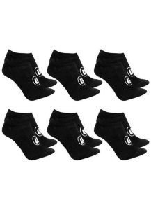 Kit 6 pares de Meias Esporte Legal Sapatilha Invisível Masculina Preto
