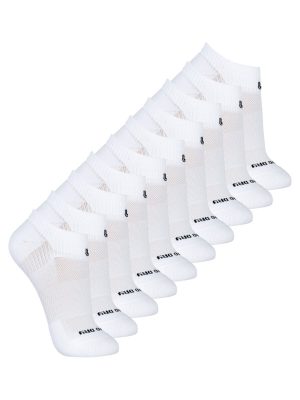 Kit com 10 Meias Performance Corrida Lupo 3350-010 Branco