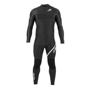 Long John Mormaii Manga Longa Chest Zip 2.2mm Flexxxa Pro Surf Preto
