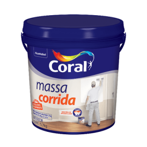 Massa Corrida Gl Plast 5,7Kg Coral