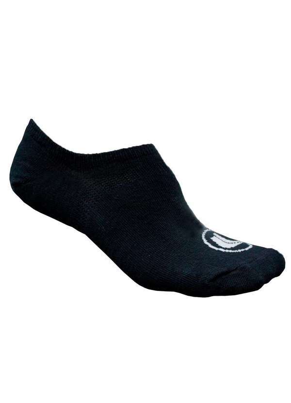 Meia Esporte Legal Invisível Calcanhar 3d Preto