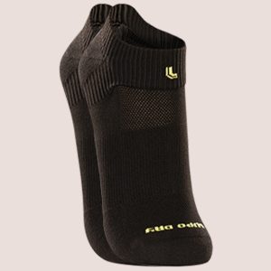 Meia Lupo Academia Corrida Cano Curto Baixo Poliamida Preto