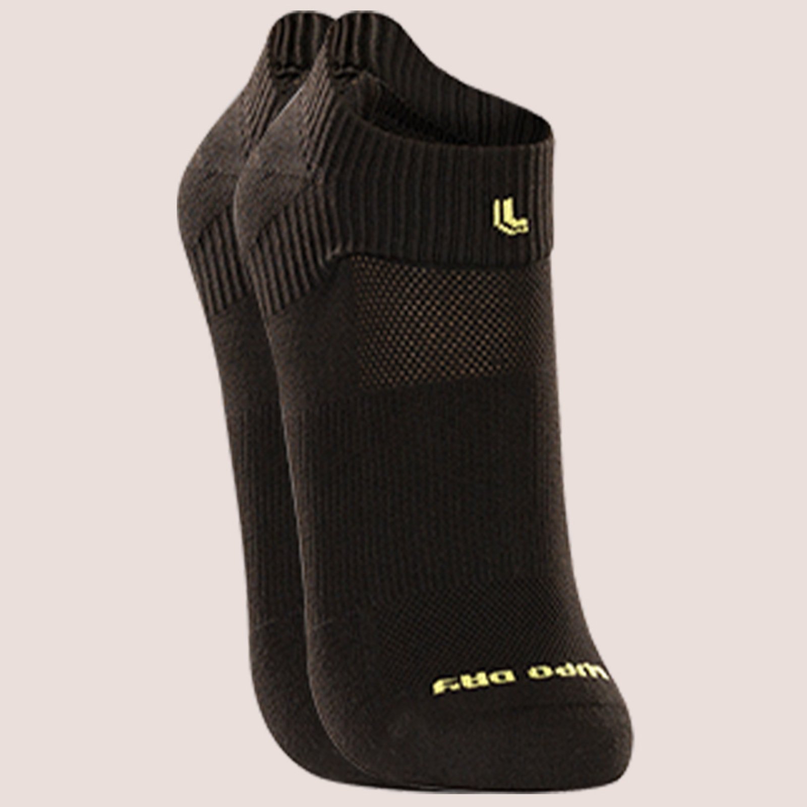 Meia Lupo Academia Corrida Cano Curto Baixo Poliamida Preto