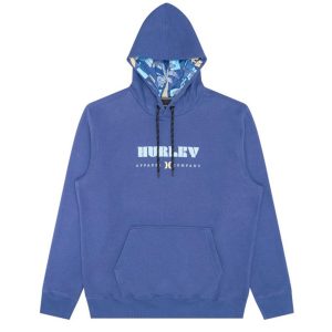 Moletom Hurley Canguru Surf Noise WT25 Marinho