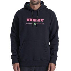 Moletom Hurley Canguru Surf Noise WT25 Preto