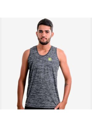 Regata Esporte Legal Uv45 Poliamida Plank Masculina Cinza