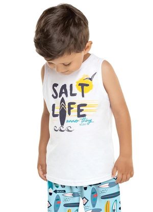 Regata Surf Menino Branco