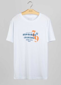T-shirt light stone surf poster OSKLEN