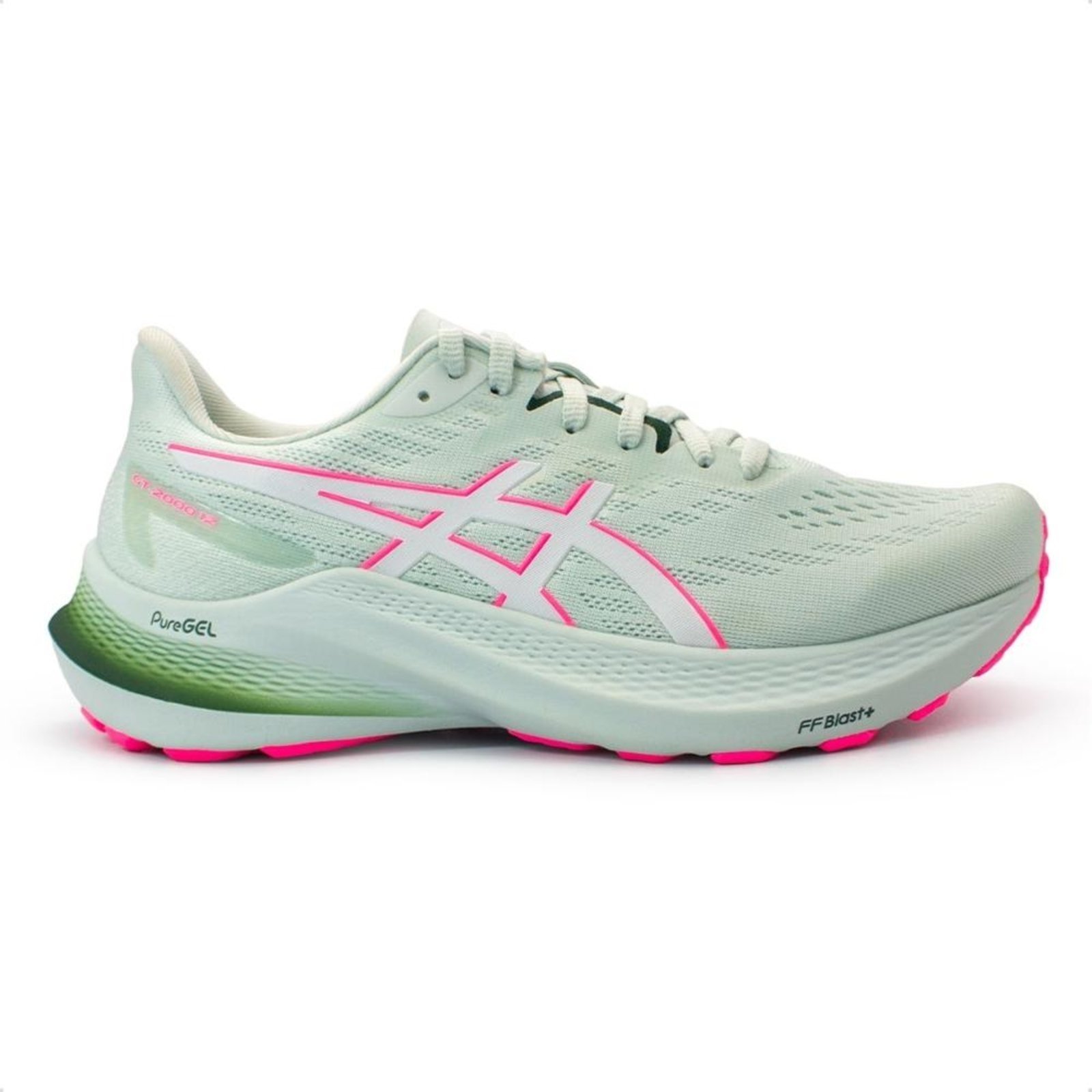 Tênis Asics Feminino GT-2000 12 Corrida Verde