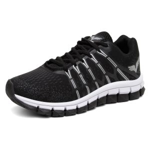 Tênis Preto Masculino Corrida Leve Macio Caminhada Esporte