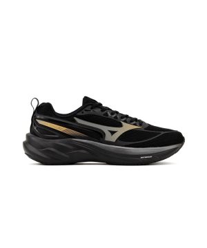 Tênis de Corrida Mizuno Space 5 Preto/Preto Incolor