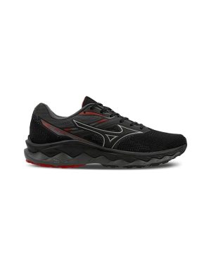 Tênis de Corrida Mizuno Wave Way 5 Preto/Chumbo Incolor