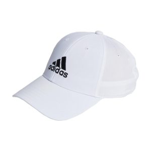 Boné Baseball Leve Logo Bordado adidas Performance Branco