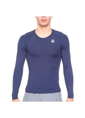 Camisa Esporte Legal Térmica Proteção Uv Masculina Plus Size Azul