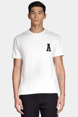 Camiseta Aramis Manga Curta Rugby Off White