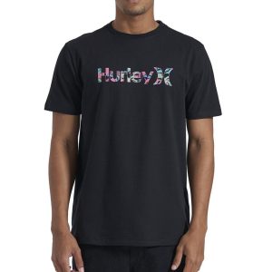 Camiseta Hurley O&O Surf Noise Over WT25 Masculina Preto