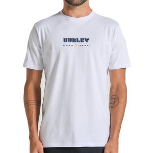 Camiseta Hurley Surf Noise WT25 Masculina Branco