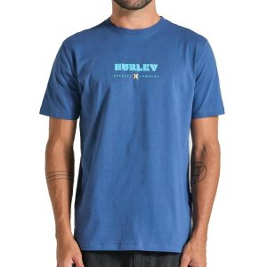 Camiseta Hurley Surf Noise WT25 Masculina Marinho