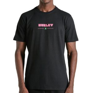Camiseta Hurley Surf Noise WT25 Masculina Preto