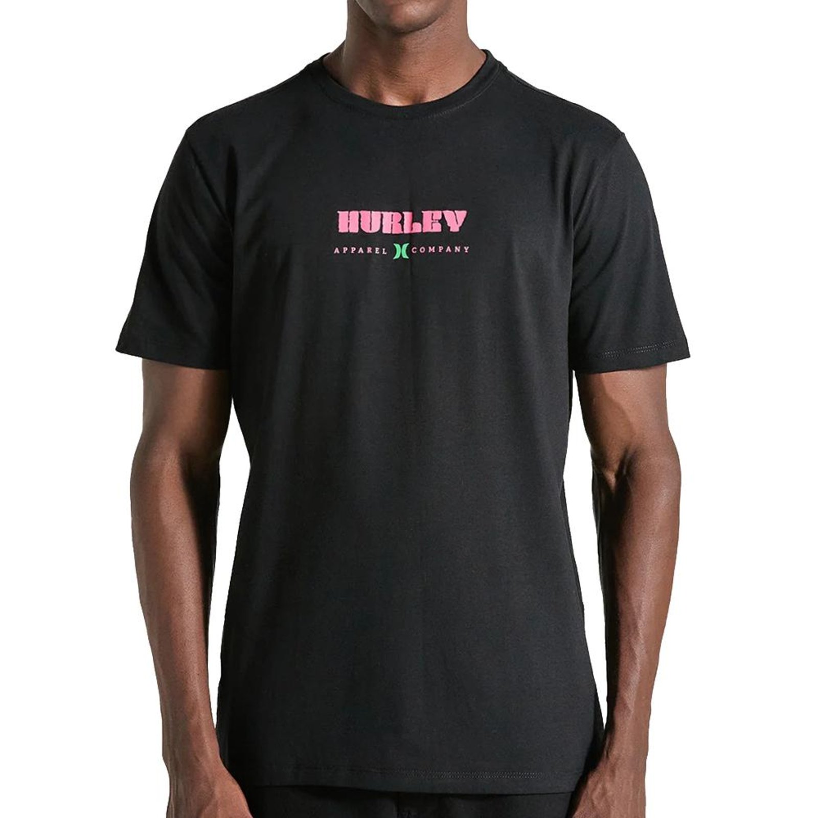 Camiseta Hurley Surf Noise WT25 Masculina Preto