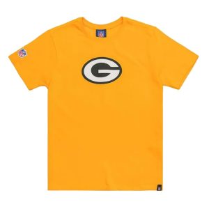 Camiseta Nfl Juvenil Green Bay Packers Logo Amarelo