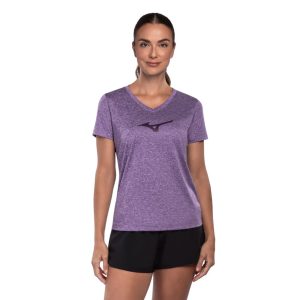 Camiseta de Corrida Feminina Mizuno Big Logo