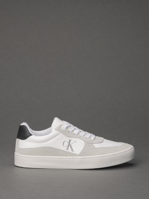 Infantil - Tênis Menino Skate Side Soft Calvin Klein Jeans - Branco Calvin Klein Jeans