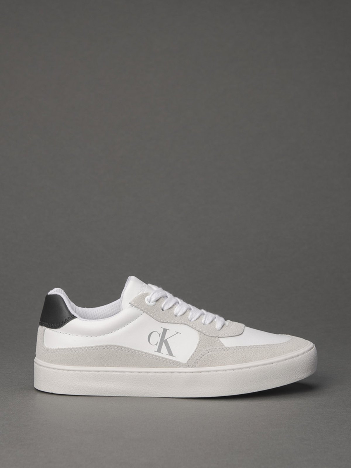 Infantil - Tênis Menino Skate Side Soft Calvin Klein Jeans - Branco Calvin Klein Jeans